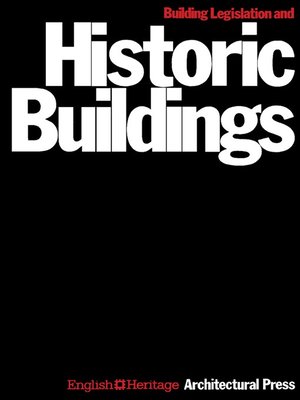 cover image of Building Legislation and Historic Buildings